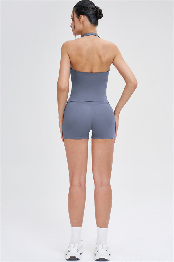 The Stride Crop Top Isabella Shorts 2-Piece Set