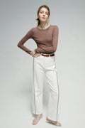 Crush Curve Ankle Jeans HJ052