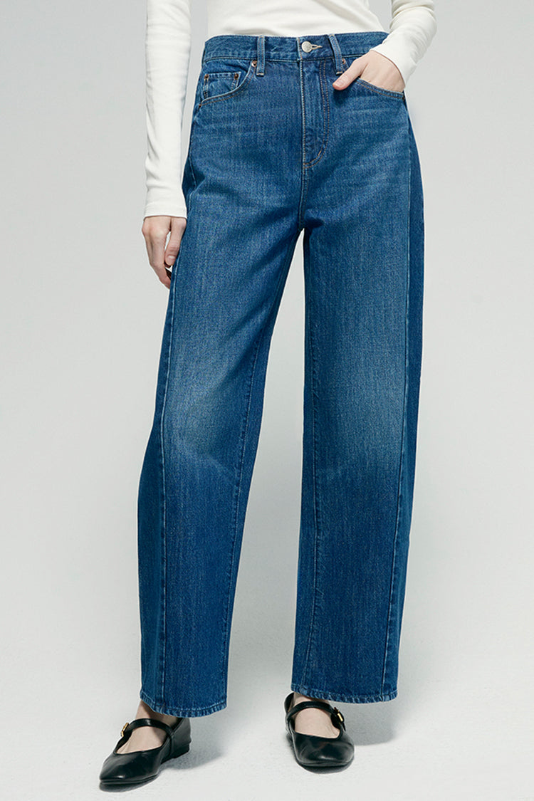 Crush Curve Ankle Jeans HJ052