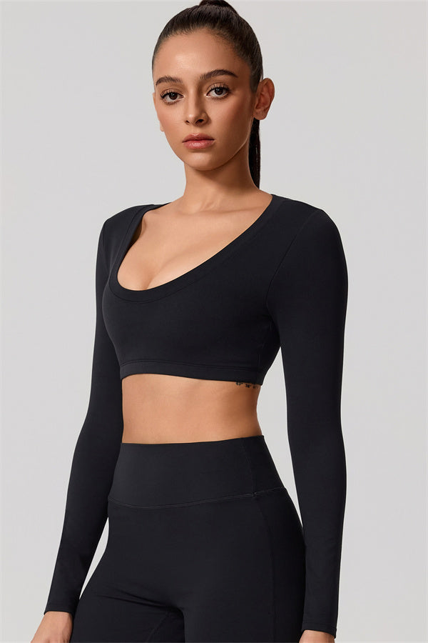 The Nestle Long Sleeve Crop Top