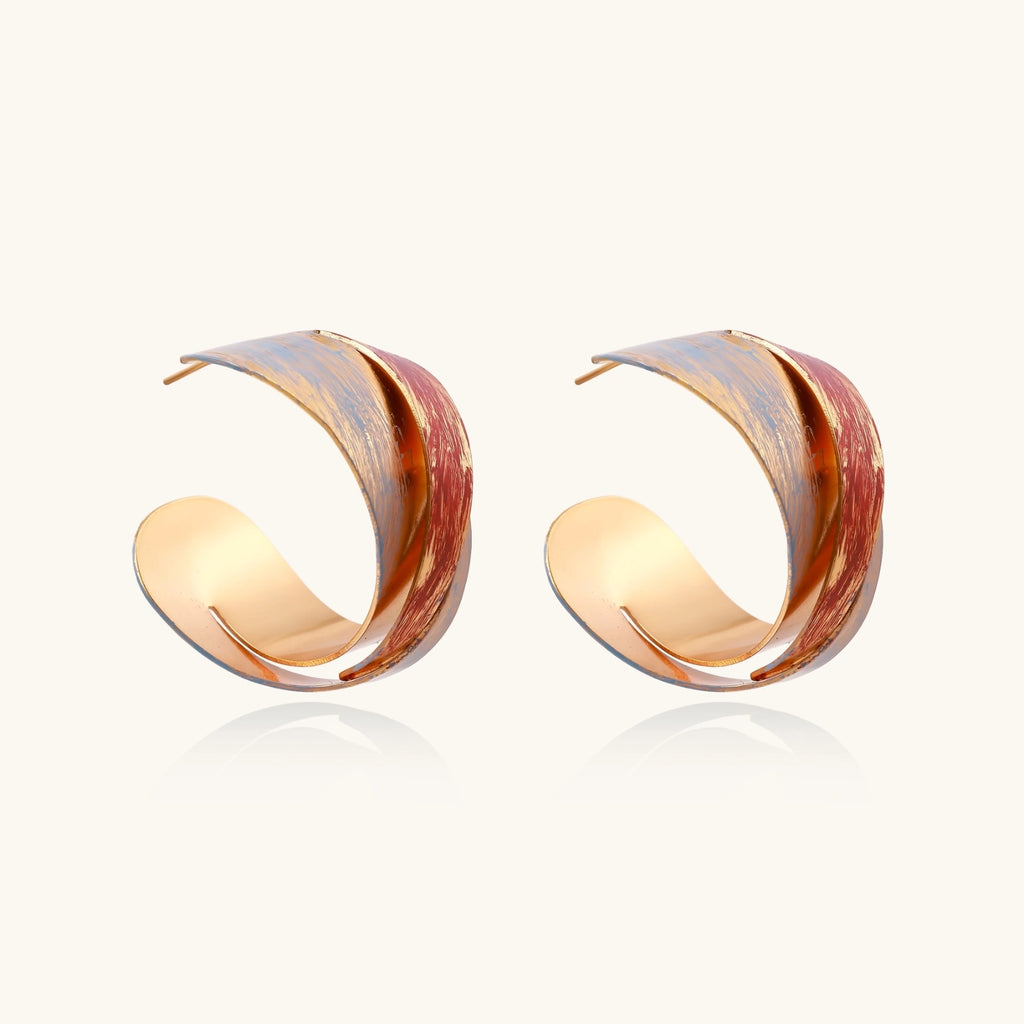 Twisted Flame Hoops