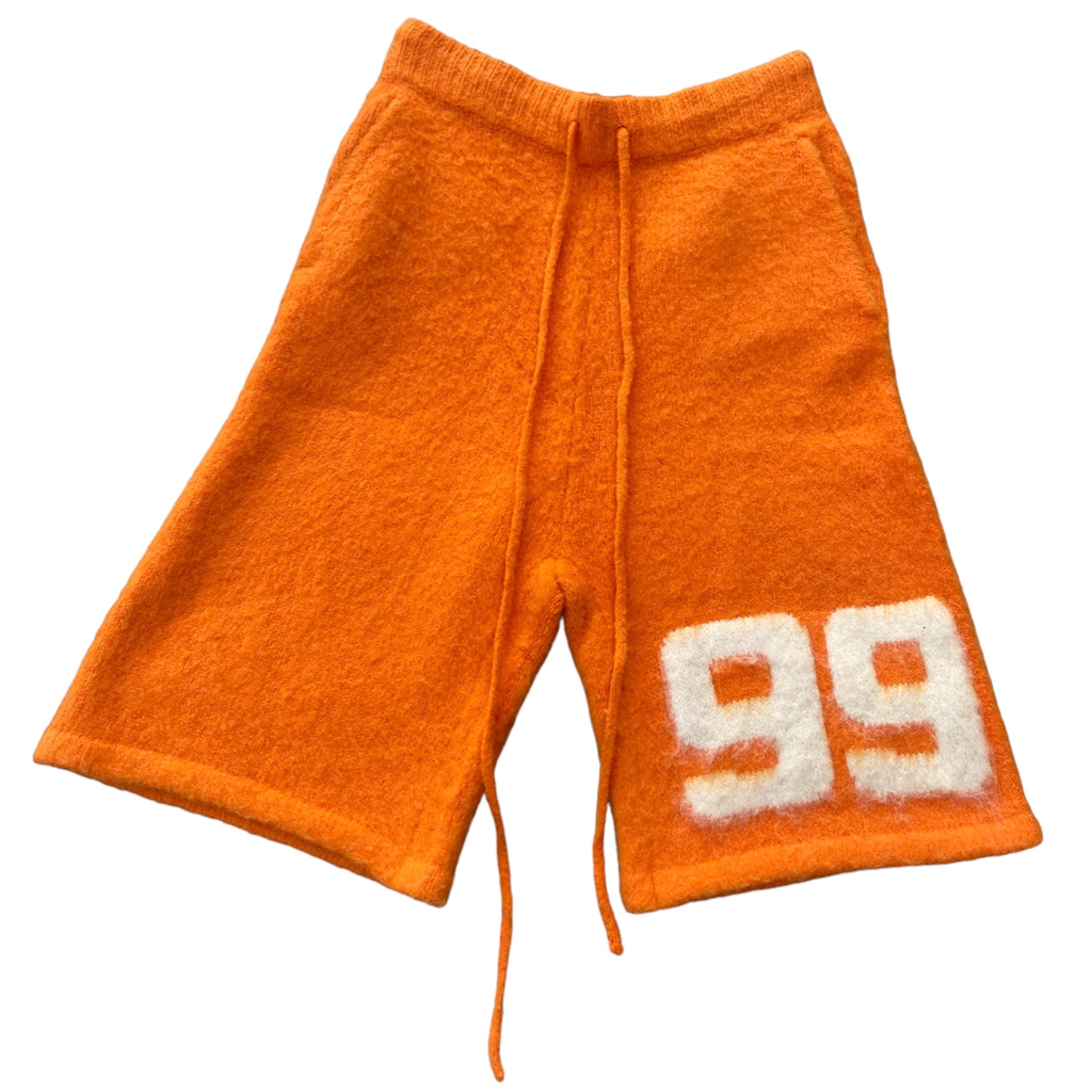 Mohair Shorts Orange