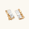 Liquid Metal Sculptural Earrings