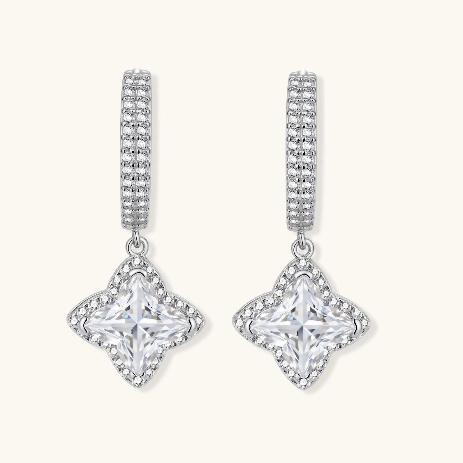 Diamond Dangle Huggies