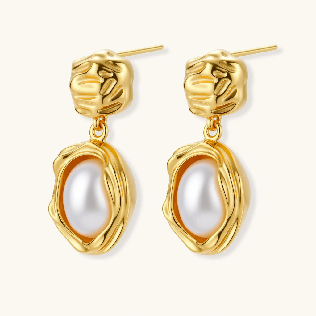 Golden Bloom Pearl Drops