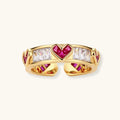 Pink & White Love Ring