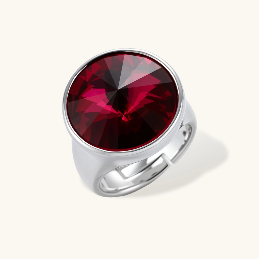 Burgundy Statement Ring