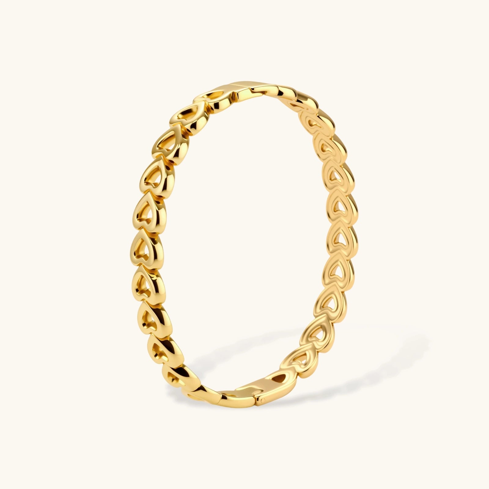 Linked Hearts Bangle