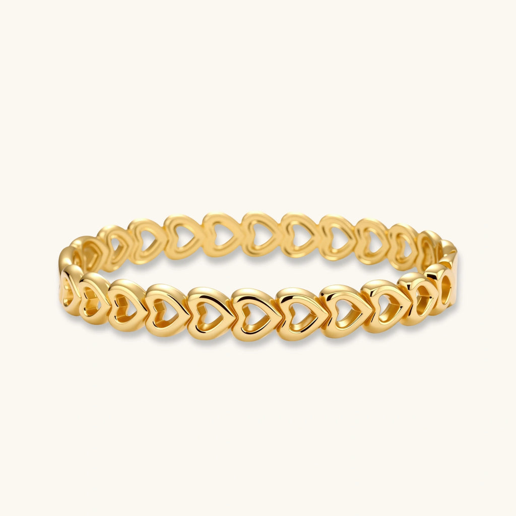 Linked Hearts Bangle