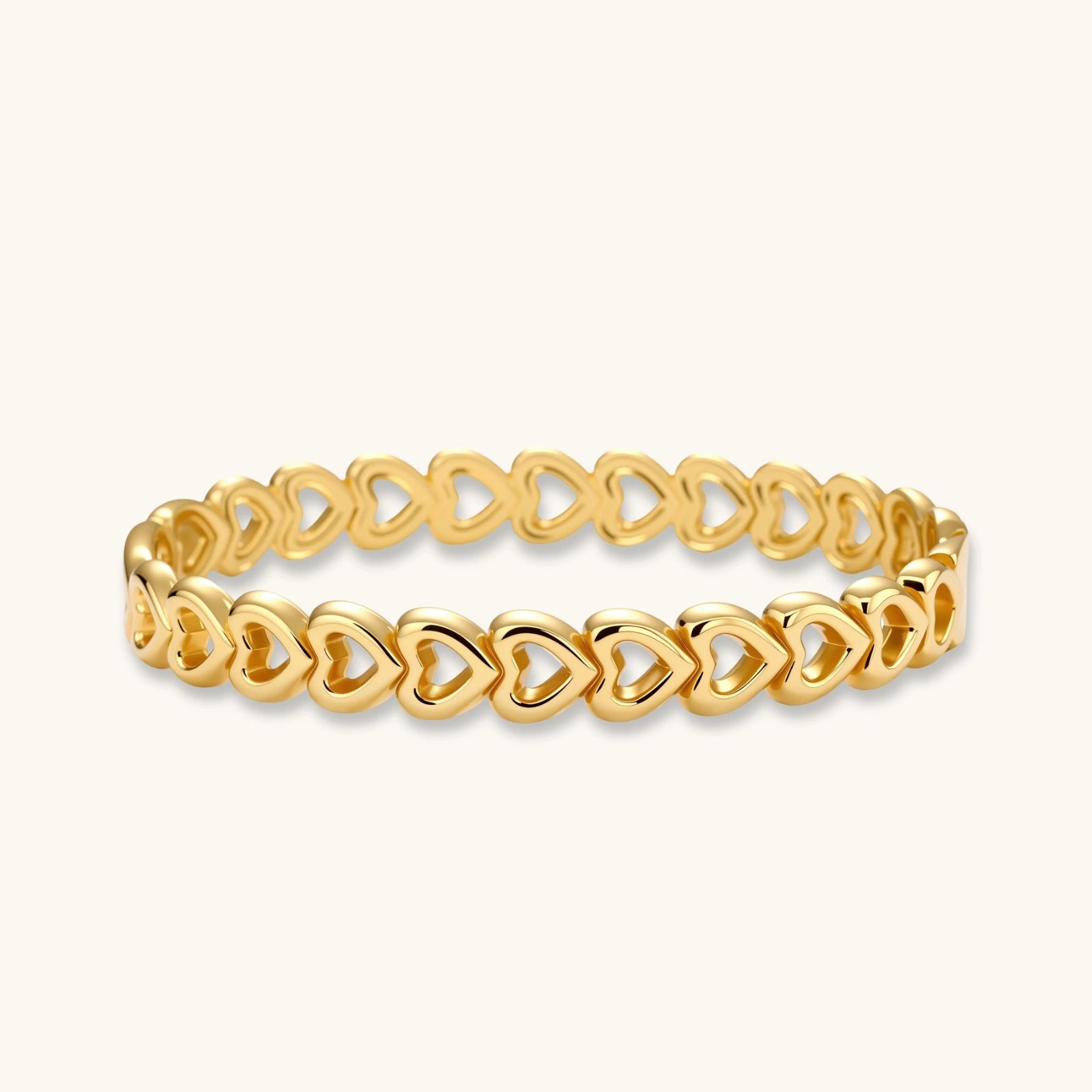 Linked Hearts Bangle