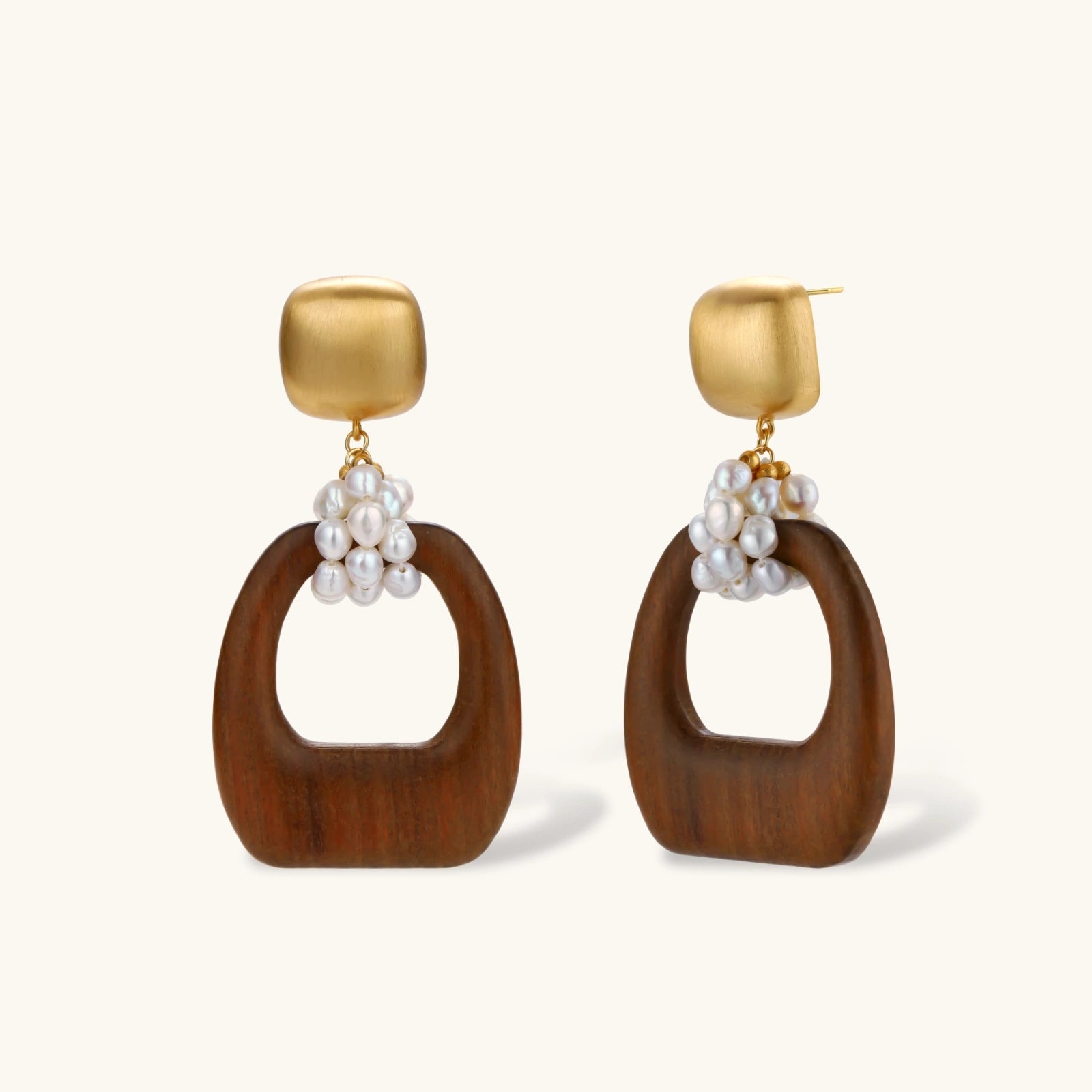 Pearl Goddess Drop Earrings