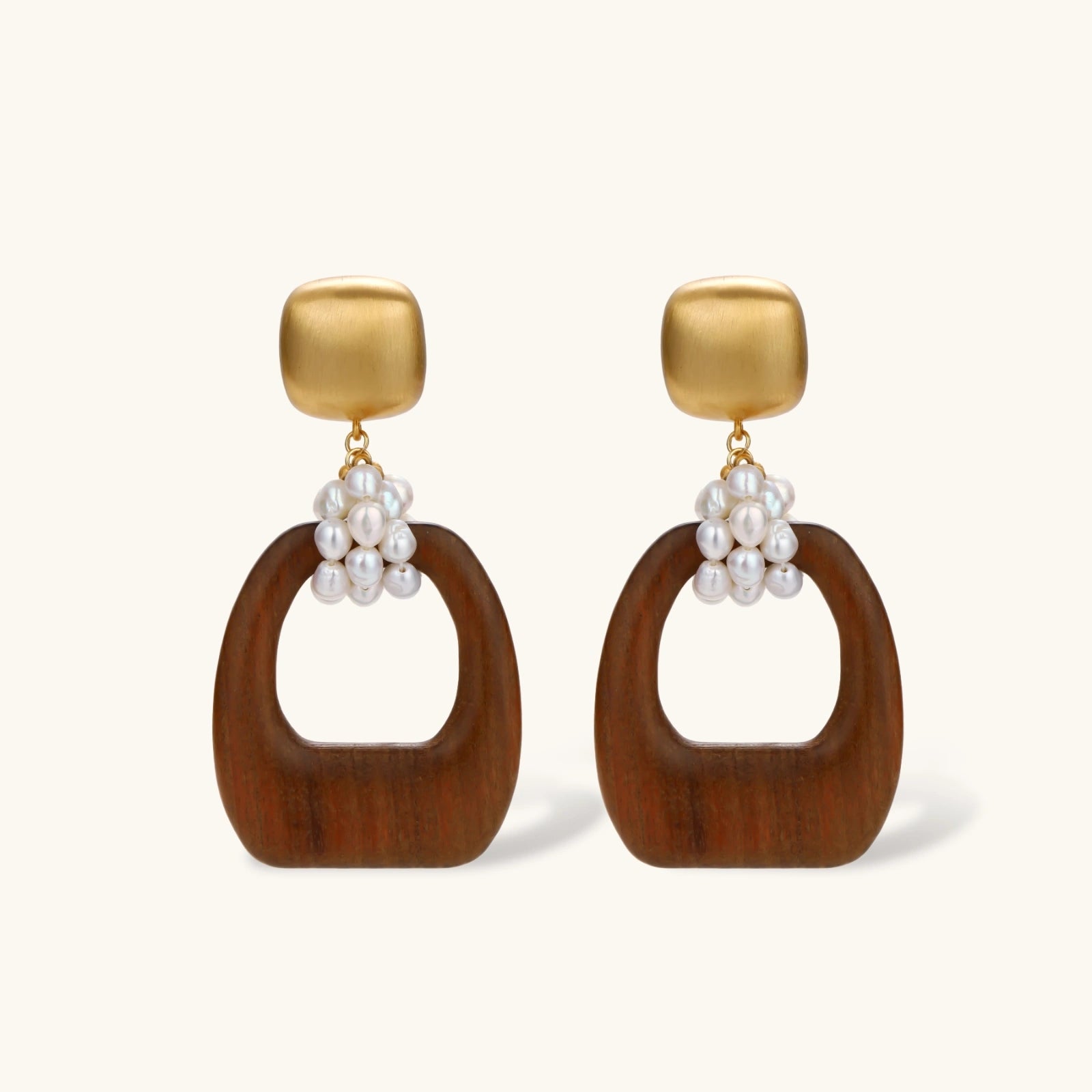 Pearl Goddess Drop Earrings