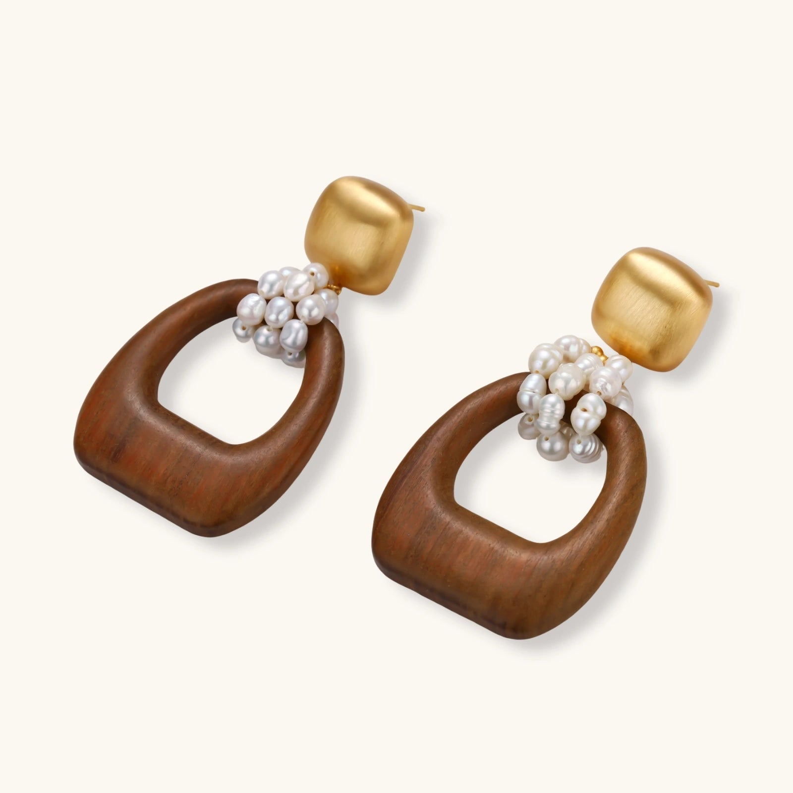 Pearl Goddess Drop Earrings