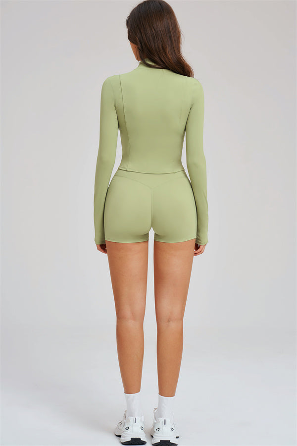 The Sizzle Zip Jacket Shorts 2-Piece Set