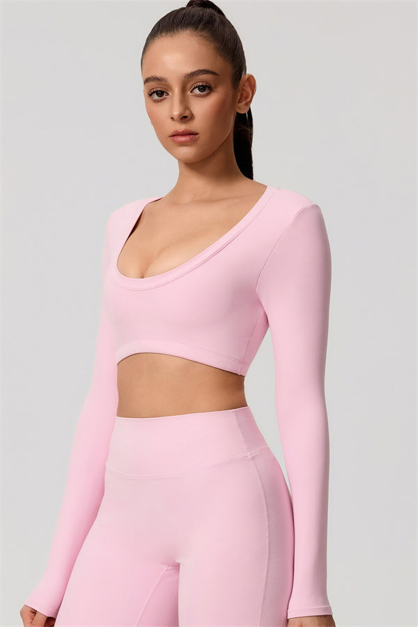 The Nestle Long Sleeve Crop Top