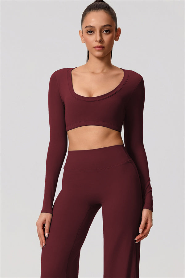 The Nestle Long Sleeve Crop Top