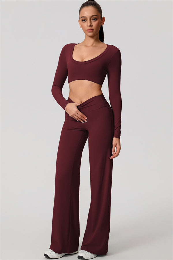 The Nestle Long Sleeve Crop Top