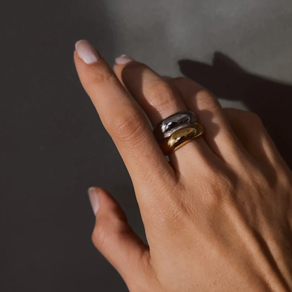 Rain Double Stack Ring
