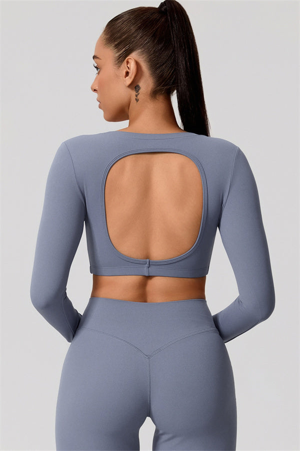 The Nestle Long Sleeve Crop Top