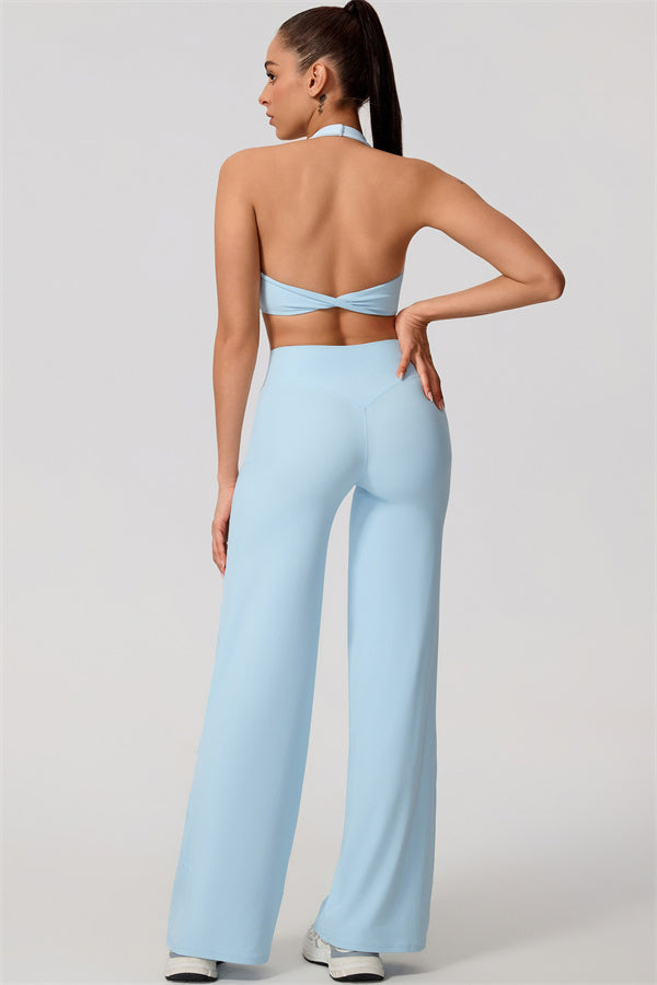 The Nestle Sports Bra Straight Leg Pants 2-Piece Set