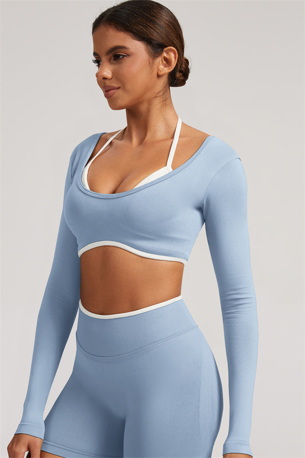 The Elevate Long Sleeve Crop top
