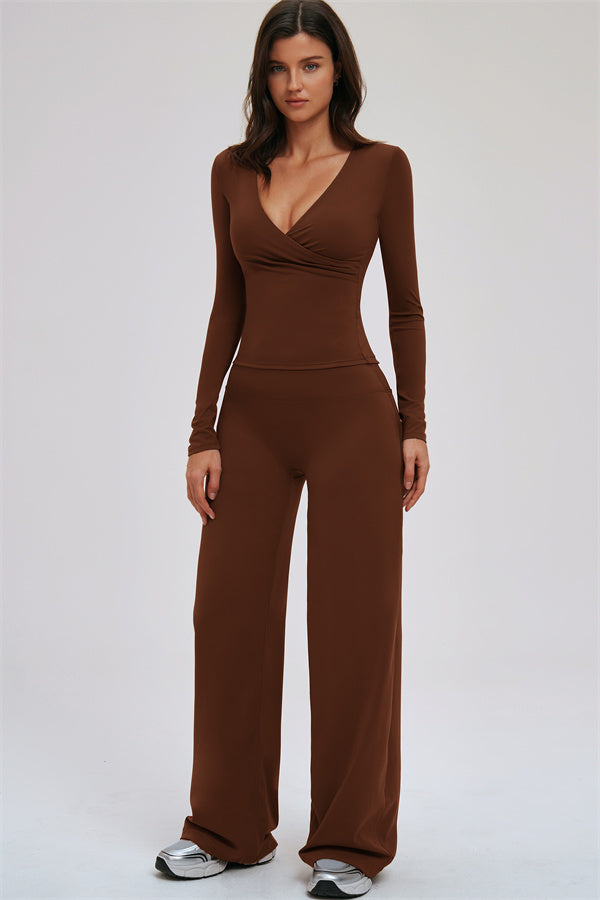 The Twirl Long Sleeve T-shirt New Straight Leg Pants 2-Piece Set