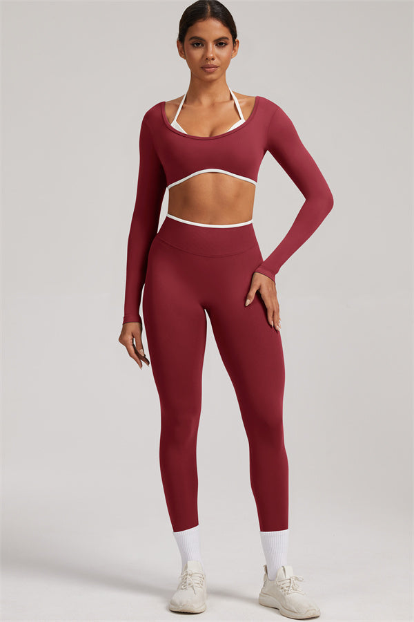 The Elevate Long Sleeve Crop top