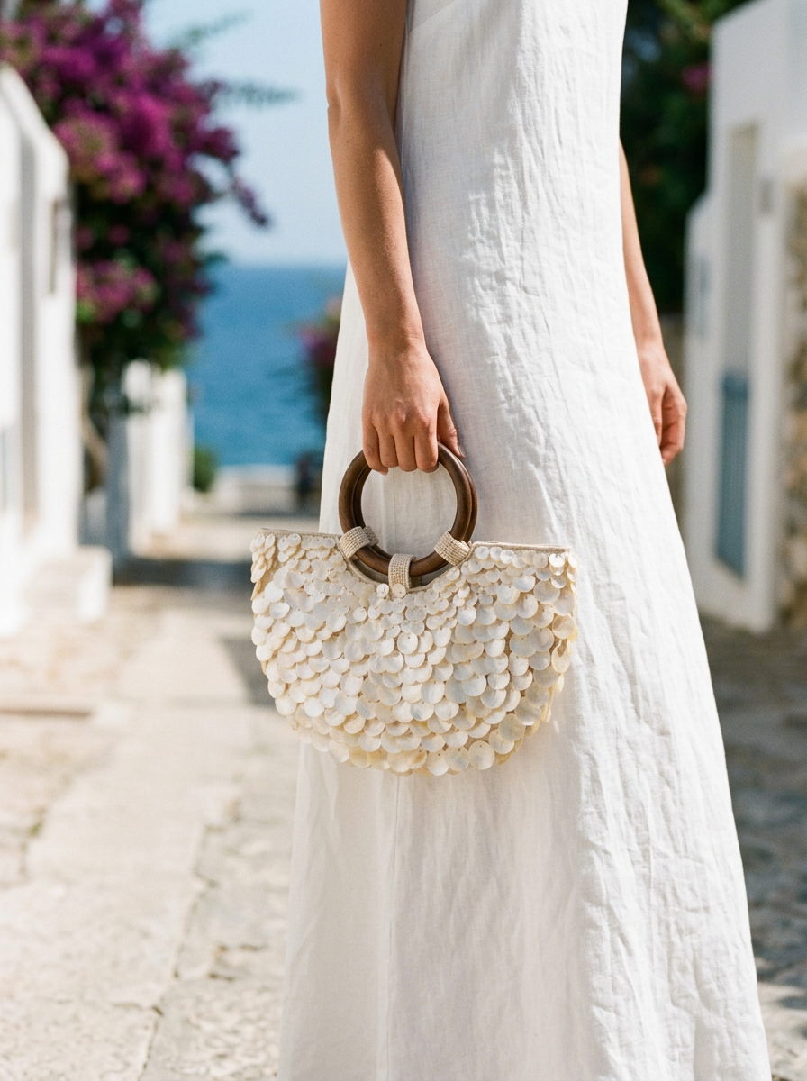 Carmen Handmade Shell Handbag