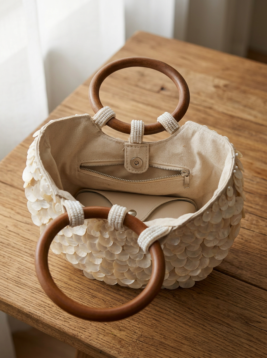 Carmen Handmade Shell Handbag