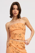 Iris Tube Top