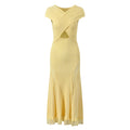 Radiant Knit Lace Midi Dress