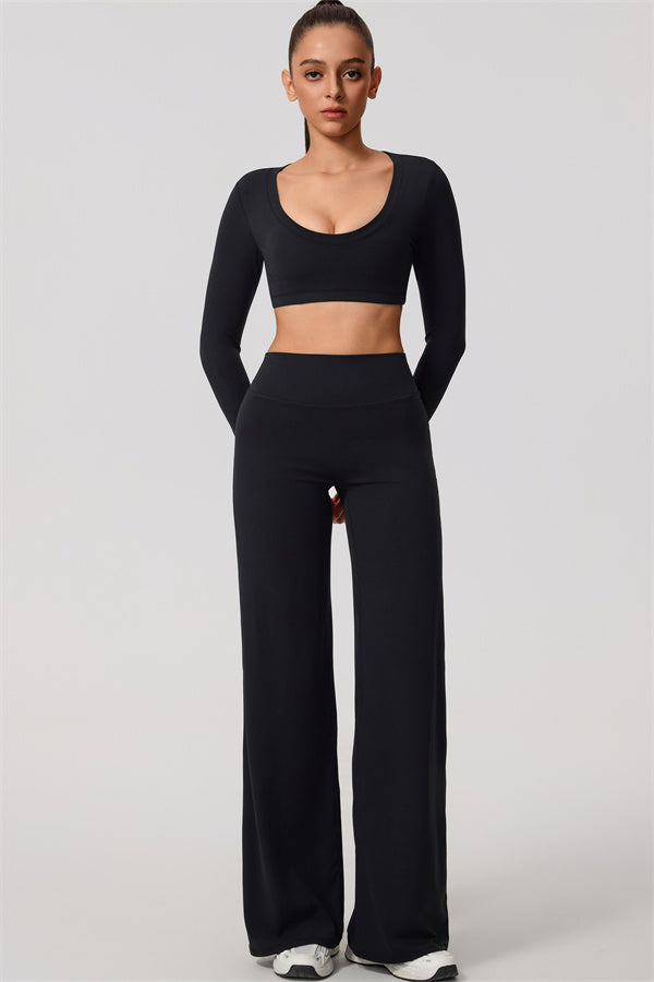 The Nestle Long Sleeve Crop Top