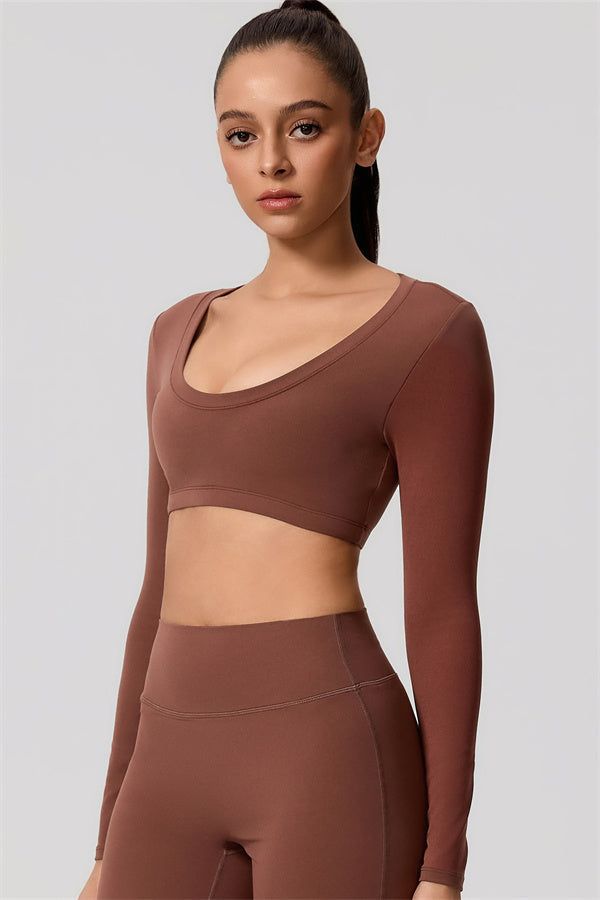 The Nestle Long Sleeve Crop Top