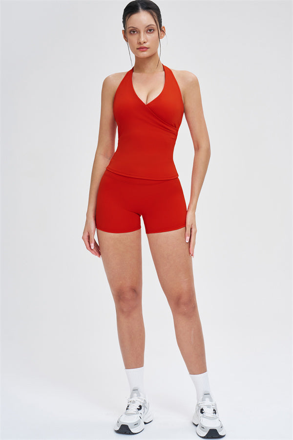 The Stride Crop Top Isabella Shorts 2-Piece Set