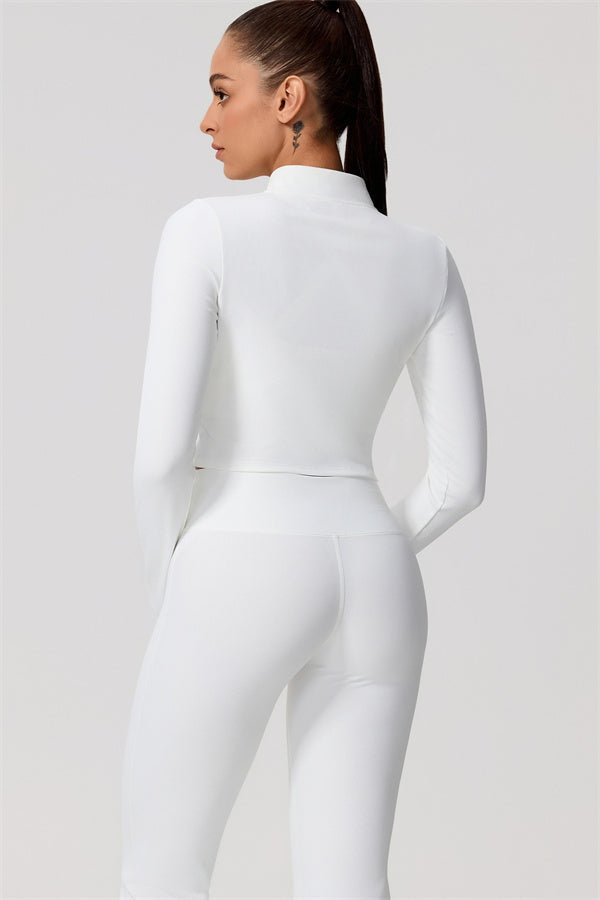The Daze Zip Jacket Sports Bra Flared Leggings 3-Piece Set