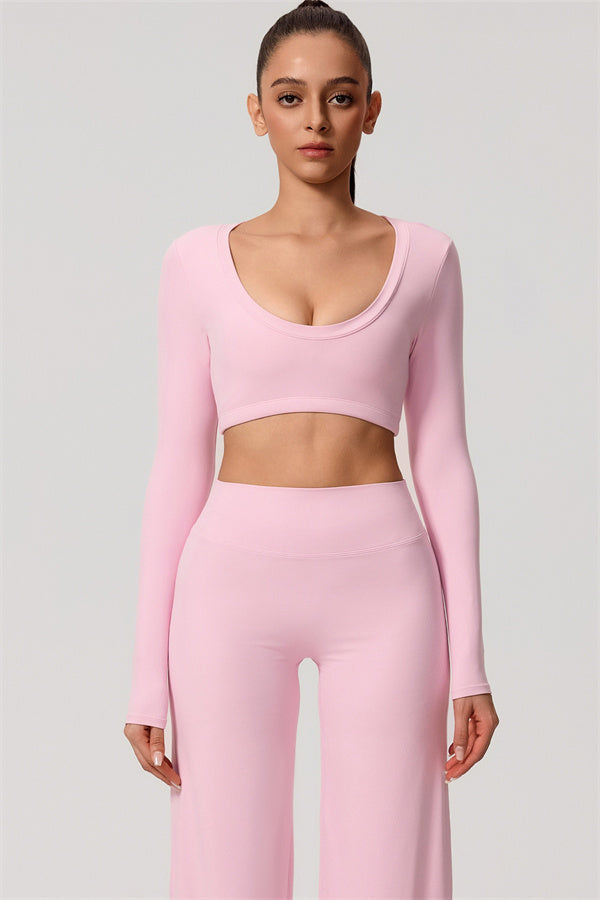The Nestle Long Sleeve Crop Top