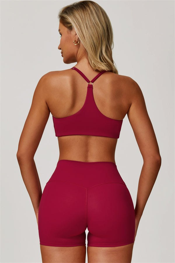The Refresh Jacket Sports Bra Shorts 3-Piece Set