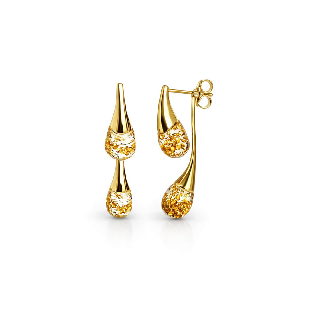 Interchangeable Double Drop Earrings