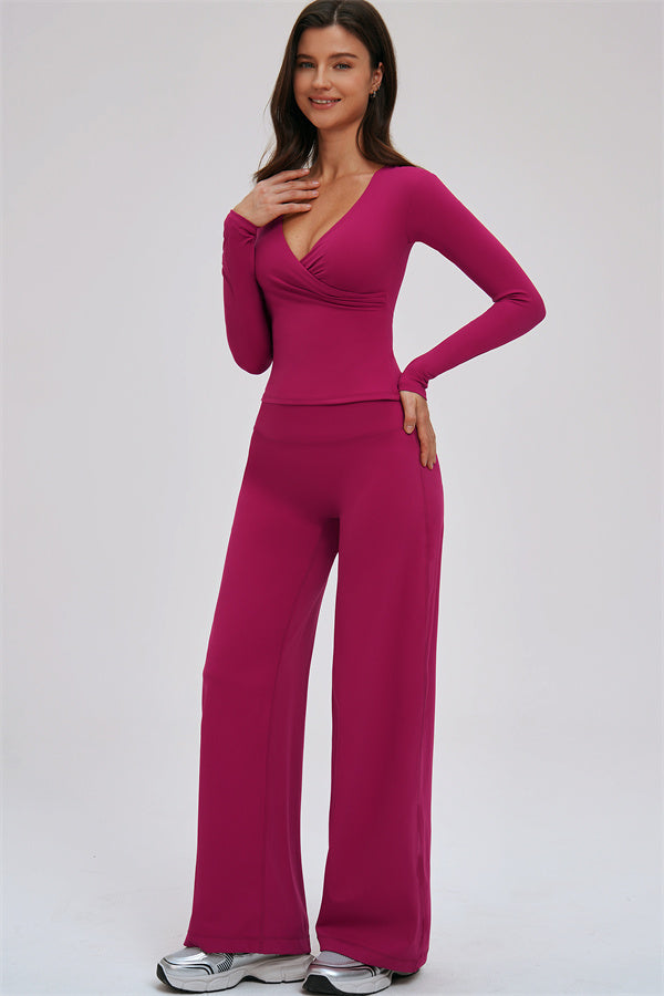 The Twirl Long Sleeve T-shirt New Straight Leg Pants 2-Piece Set