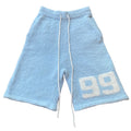 Mohair Shorts Baby Blue