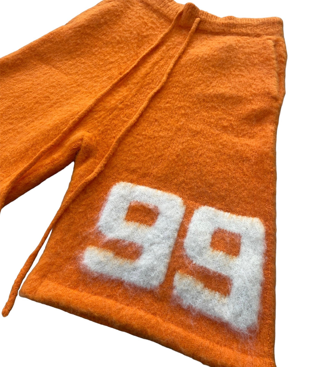 Mohair Shorts Orange