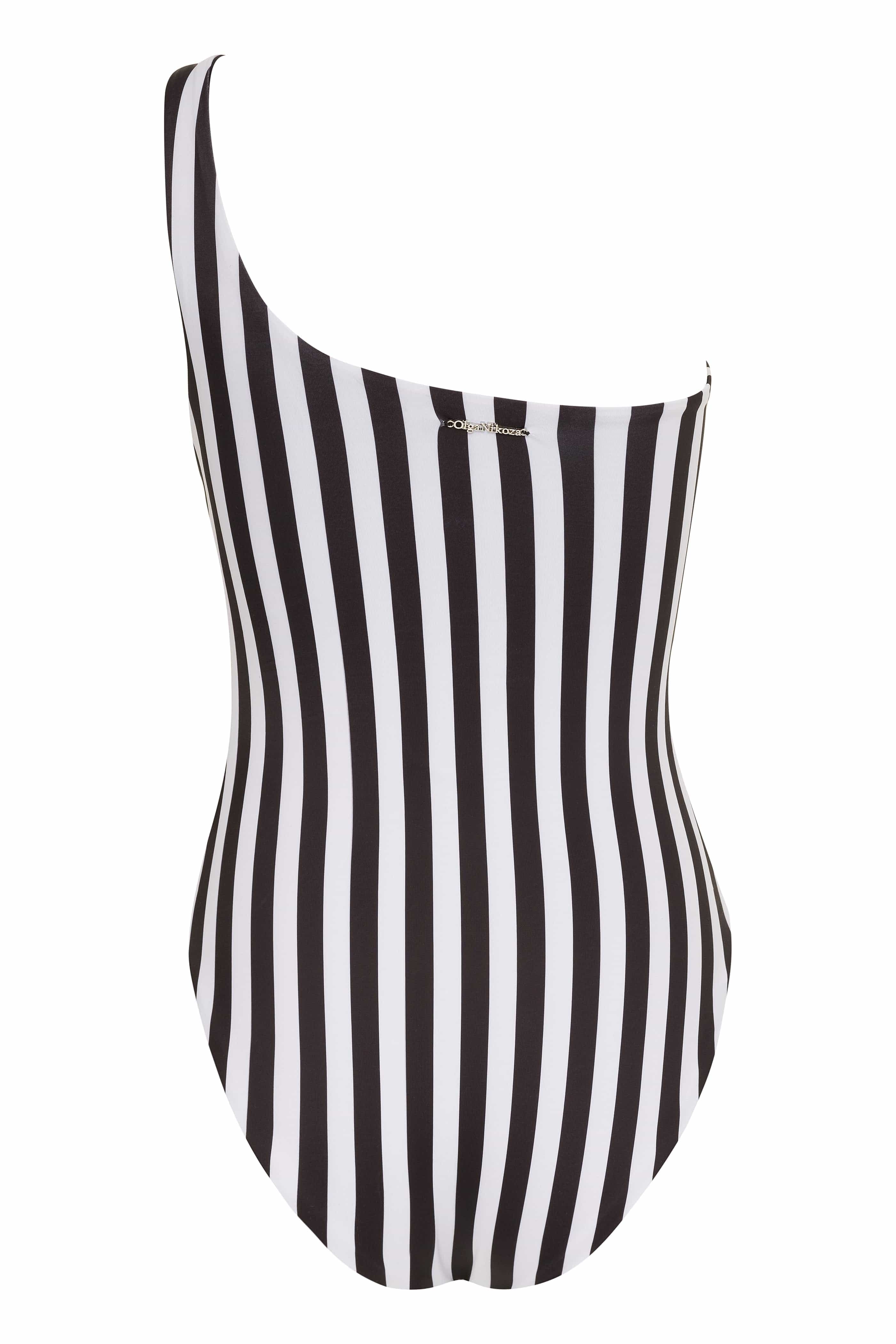 Vanda - Fuchsia One Shoulder Style Swimsuit